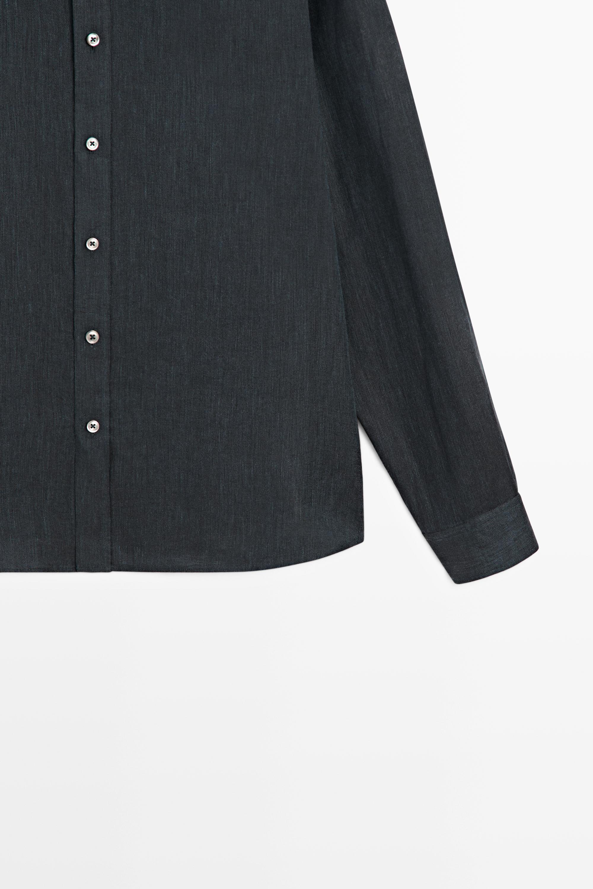 Chemise regular fit 100 % lin